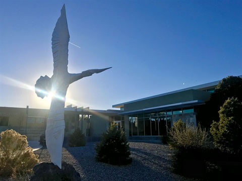 front of White Rock Branch Library